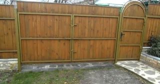 Купить распашные ворота деревянные Кохма, цена от 2691 руб.